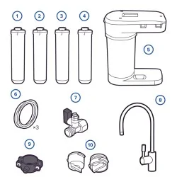 Filtr odwróconej osmozy Aquaphor Morion RO-101S - filtracja wody pod zlew