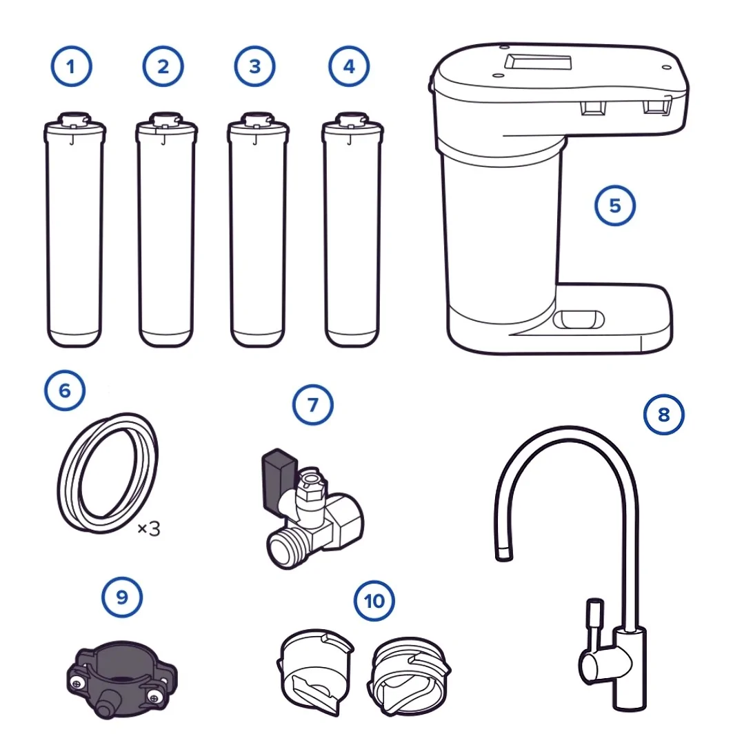 Filtr odwróconej osmozy Aquaphor Morion RO-101S - filtracja wody pod zlew