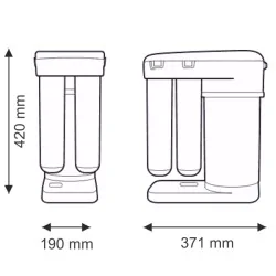Filtr odwróconej osmozy Aquaphor Morion RO-101S - filtracja wody pod zlew