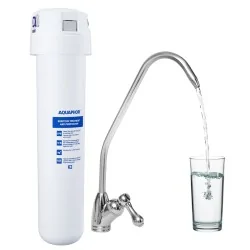 Aquaphor Kryształ SOLO - kompaktowy filtr podzlewozmywakowy do wody pitnej z wkładem K2 i wylewką