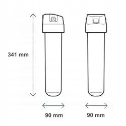 Aquaphor Kryształ SOLO - kompaktowy filtr podzlewozmywakowy do wody pitnej z wkładem K2 i wylewką