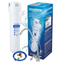 Aquaphor Kryształ SOLO - kompaktowy filtr podzlewozmywakowy do wody pitnej z wkładem K2 i wylewką
