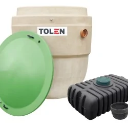 Oczyszczalnia biologiczna RotoSET 6 dla 6 osób + Zbiornik 1500L GRATIS