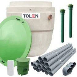 OCZYSZCZALNIA BIOLOGICZNA ROTOSET 6 do 6 OS. DRENAŻ 36MB