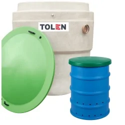 OCZYSZCZALNIA BIOLOGICZNA ROTOSET 6 do 6 OS. ZE STUDNIĄ CHŁONNĄ