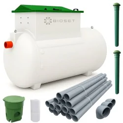 OCZYSZCZALNIA BIOLOGICZNA ROTOSET 5H 5 OS. + DRENAŻ 36MB OCZYSZCZALNIA BIOLOGICZNA ROTOSET 5H 5 OS. + DRENAŻ 36MB