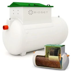 OCZYSZCZALNIA BIOLOGICZNA ROTOSET 5H 5 OS. + TUNELE 8 SZT.