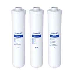 Zestaw wkładów Aquaphor Kryształ B ECO, K3 K7B K7 - mikrofiltracja i ochrona bakteriologiczna