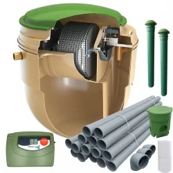 OCZYSZCZALNIA BIOLOGICZNA KINGSPAN BIODISC 6 RLM + KOMPLETNY DRENAŻ 36 MB | DLA 6 OSÓB