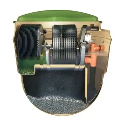 OCZYSZCZALNIA BIOLOGICZNA KINGSPAN BIODISC 6 RLM + KOMPLETNY DRENAŻ 36 MB | DLA 6 OSÓB