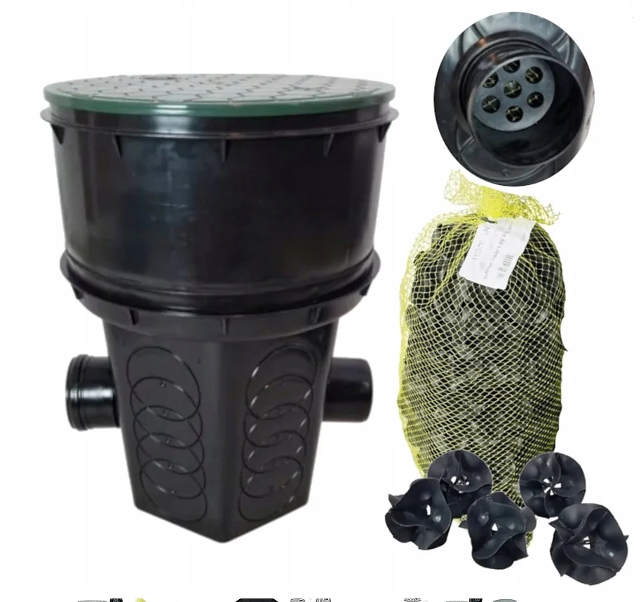 FILTR DOCZYSZCZAJĄCY ŚCIEKI D400 AQ - STUDZIENKA DRENAŻOWA Z FILTREM