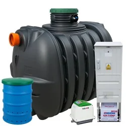 Oczyszczalnia biologiczna OPTIMAX 4 Aquabin + STUDNIA CHŁONNA