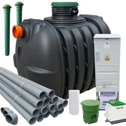 Oczyszczalnia Biologiczna OPTIMAX 4 Aquabin + DRENAŻ 36 mb.