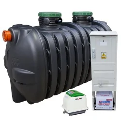 Przydomowa oczyszczalnia biologiczna OPTIMAX 5 Aquabin - technologia SBR, zbiornik 3000 L