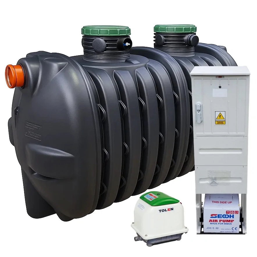 Przydomowa oczyszczalnia biologiczna OPTIMAX 5 Aquabin - technologia SBR, zbiornik 3000 L