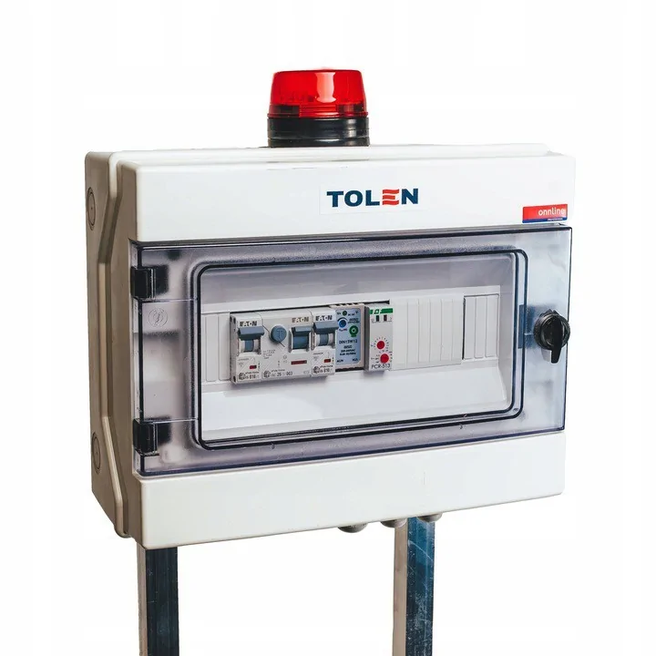 Szafa sterownicza do jednopompowej przepompowni - PP2 Alarm optyczno - dzwiękowy 230V