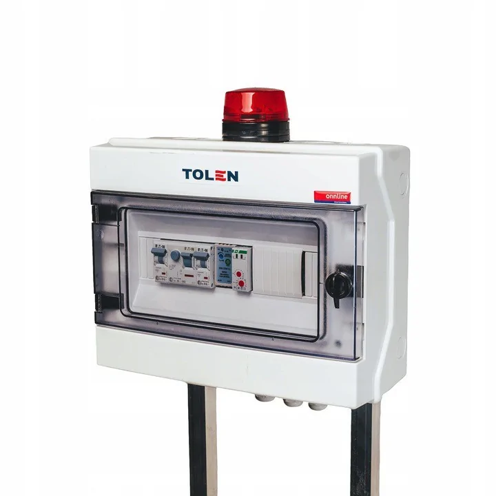 Szafa sterownicza do jednopompowej przepompowni - PP2 Alarm optyczno - dzwiękowy 230V