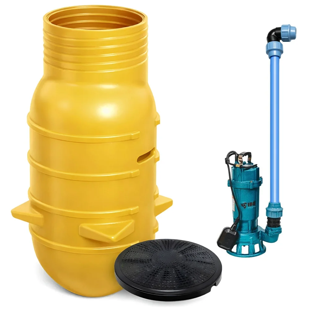 Przepompownia ścieków ZPN 600, pompa IBO Furiatka 1500 + rozdrabniacz