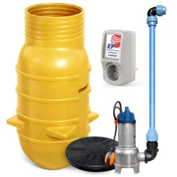 Przepompownia ścieków ZPN 600, włoska Pompa Pedrollo Family + Sterownik EP