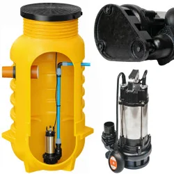 Przepompownia ścieków ZPN800 z pompą wody DBV 550