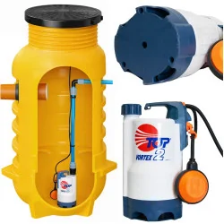 Przepompownia ścieków ZPN800 + włoska Pedrollo Top 2 Vortex