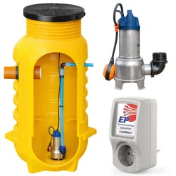 Przepompownia ścieków ZPN800 + włoska Pompa Pedrollo Family + Sterownik EP