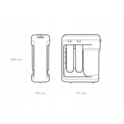 Aquaphor RO-202S PRO - inteligentny system odwróconej osmozy z pompą i mineralizacją