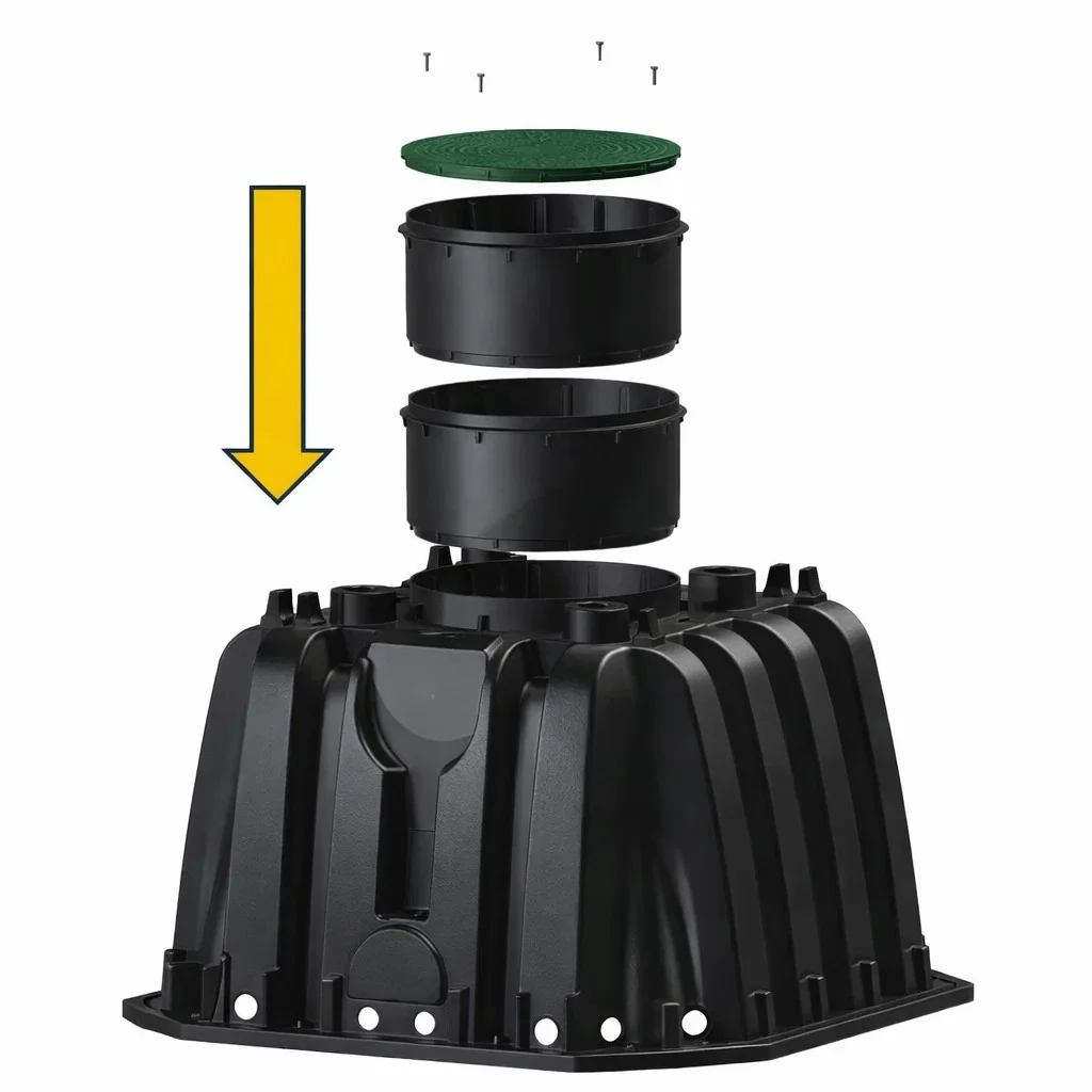 Studnia chłonna AQ500 500 l - rozsączanie ścieków i wody deszczowej PEHD