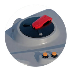 Zbiornik na wodę deszczową Aquatower 10 000L, pionowy Marseplast