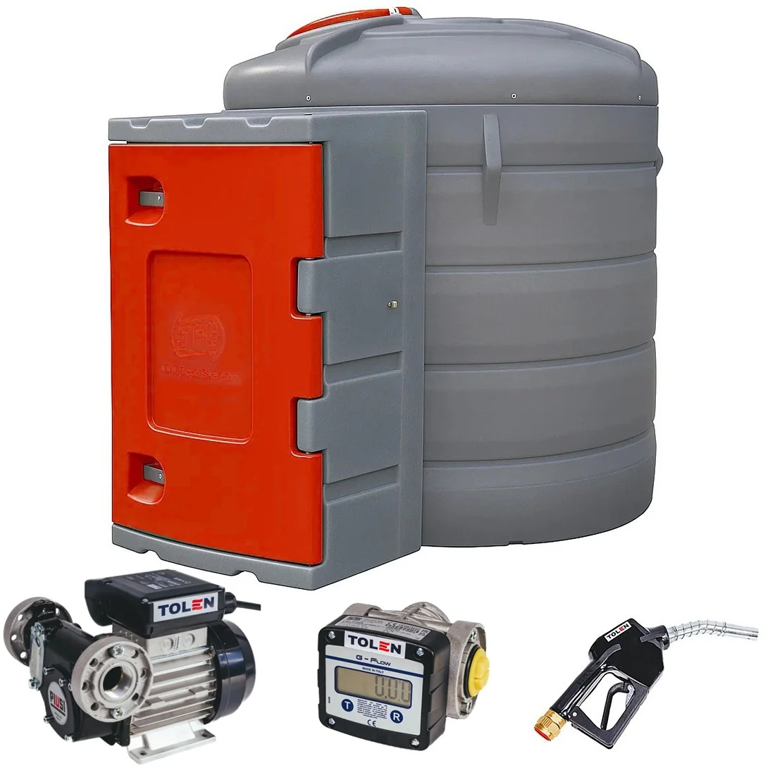 ZBIORNIK NA PALIWO ON JFC DUO OLEJ 2500L SPECIAL