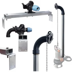 ZESTAW DO PRZEPOMPOWNI ŚCIEKÓW ZAWIESIE, HAK, MOCOWANIE