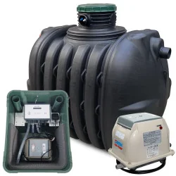 Przydomowa oczyszczalnia ścieków, biologiczna OPTIMAX 4 Aquabin - ekonomiczna SBR dla 4 osób