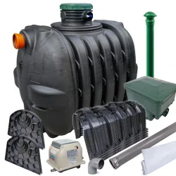 Oczyszczalnia Biologiczna OPTIMAX 4 Aquabin + 4 Tunele 300L Oczyszczalnia Biologiczna OPTIMAX 4 Aquabin + 4 Tunele 300L