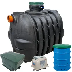 Oczyszczalnia biologiczna OPTIMAX 4 Aquabin + STUDNIA CHŁONNA