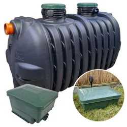 Przydomowa oczyszczalnia biologiczna OPTIMAX 5 Aquabin - technologia SBR, zbiornik 3000 L