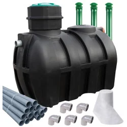 OCZYSZCZALNIA PRZYDOMOWA DELFIN DRENAŻ 60MB 2000L