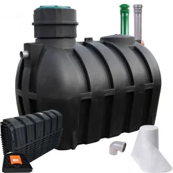 PRZYDOMOWA OCZYSZCZALNIA ŚCIEKÓW - DELFIN 8 TUNELOWA 3000L