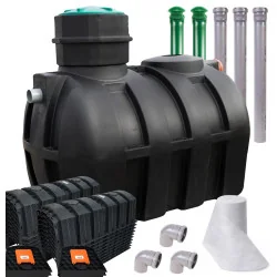 PRZYDOMOWA OCZYSZCZALNIA ŚCIEKÓW - DELFIN 10 TUNELOWA 3000L