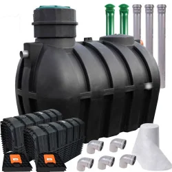 OCZYSZCZALNIA PRZYDOMOWA DELFIN 12 TUNELOWA 3000L