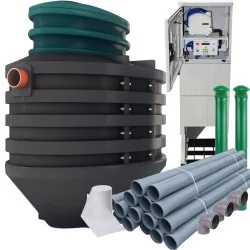 OCZYSZCZALNIA BIOLOGICZNA DELFIN PRO6 MBBR DRENAŻ 36mb