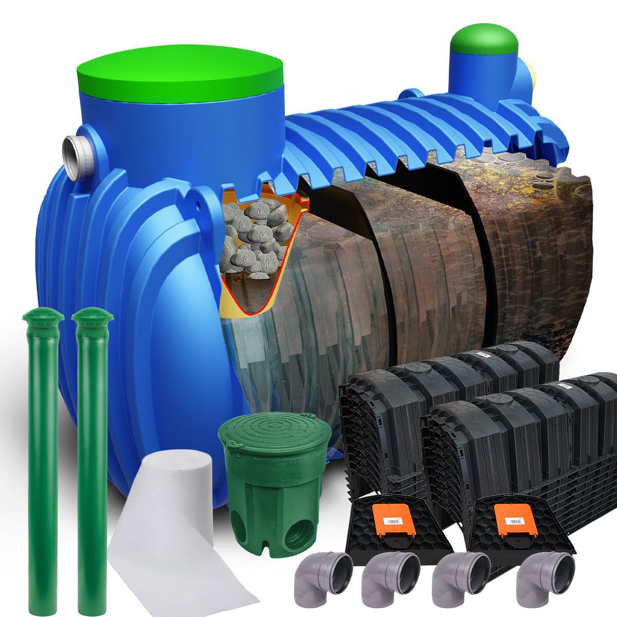 Kompletny zestaw oczyszczalni EkoPlus