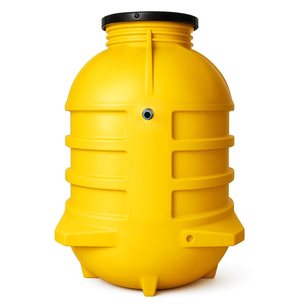 Przepompownia z zaworem zwrotnym i systemem alarmowym