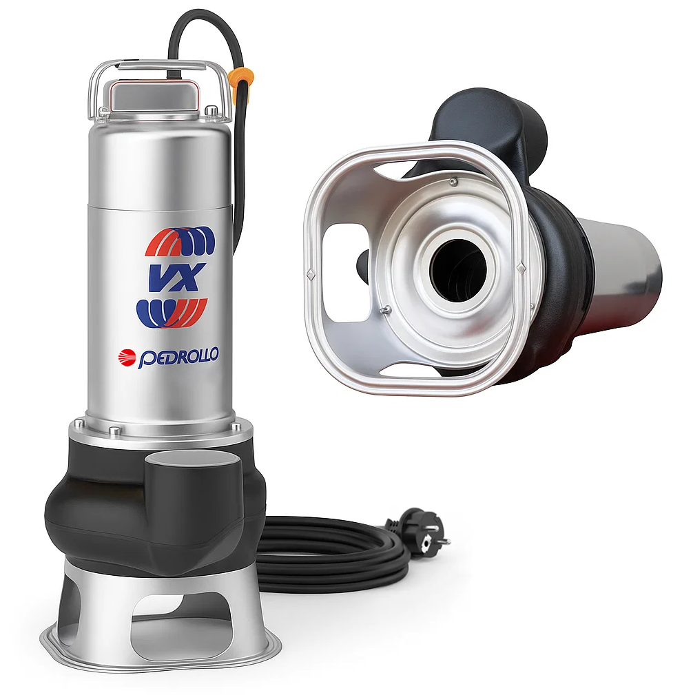 Pompa Pedrollo VXm 8/50 bez wyłącznika pływakowego - widok ogólny