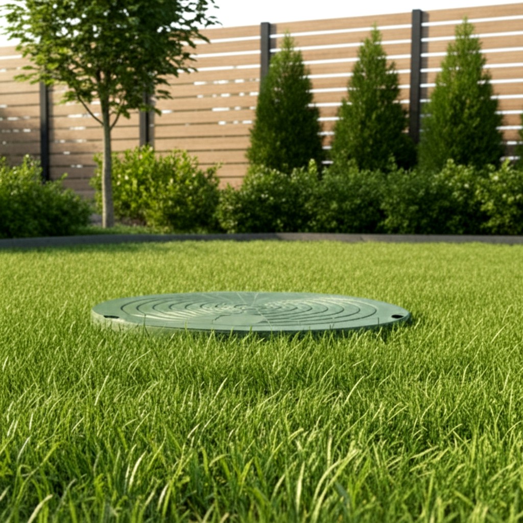 Wymiary pokrywy DN 500 do zbiornika TUR BOLT Bioclean