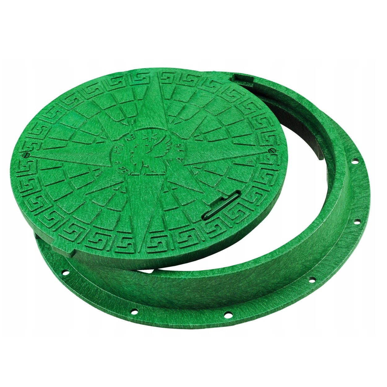 Pokrywa właz do szamba i studni Ø800/600 PE BabylonPlast 5 ton klasa A15