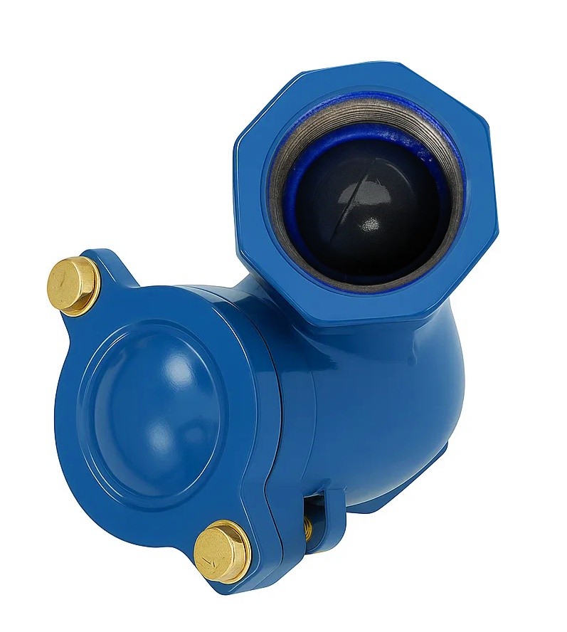 Zawór zwrotny kulowy IBO - widok detali konstrukcji