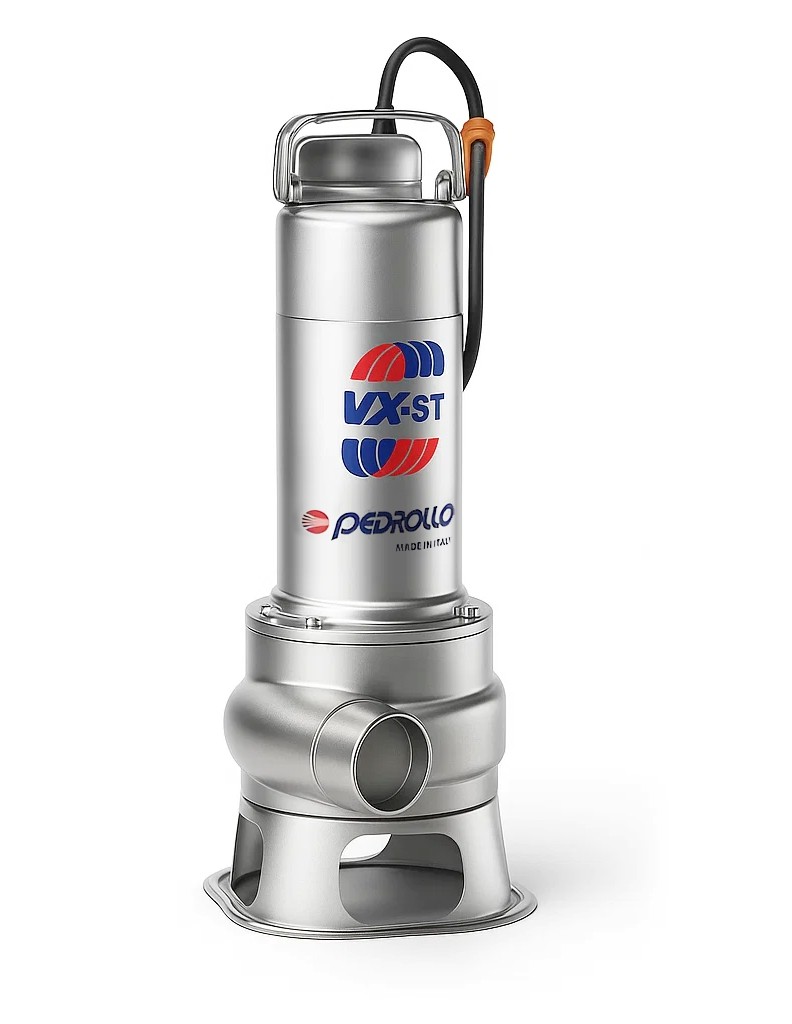 Pompa ściekowa Pedrollo VX 8/50-ST 400V stal nierdzewna AISI 304