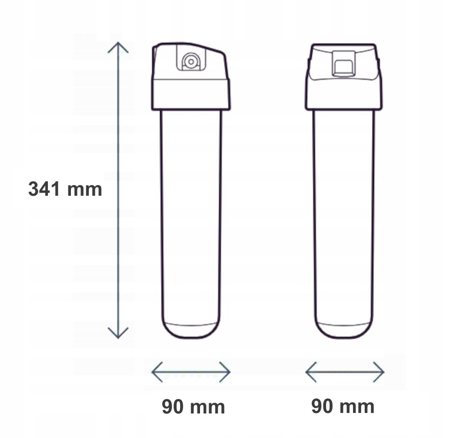 Dane techniczne filtra Aquaphor Kryształ SOLO