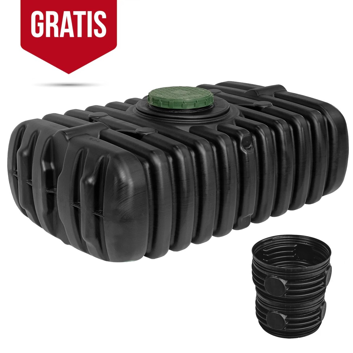 Zbiornik FLAT 1500L gratis w zestawie z oczyszczalnią ścieków RotoSET 6