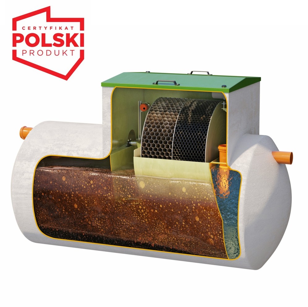 RotoSET 5H - biologiczna oczyszczalnia ścieków dla 5 osób